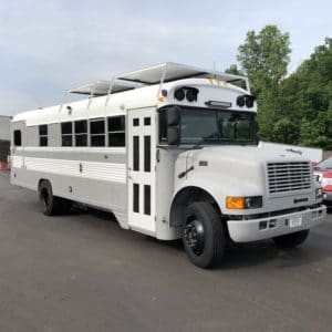mid sized skoolie school bus conversion