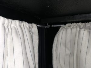 how to hang skoolie curtains