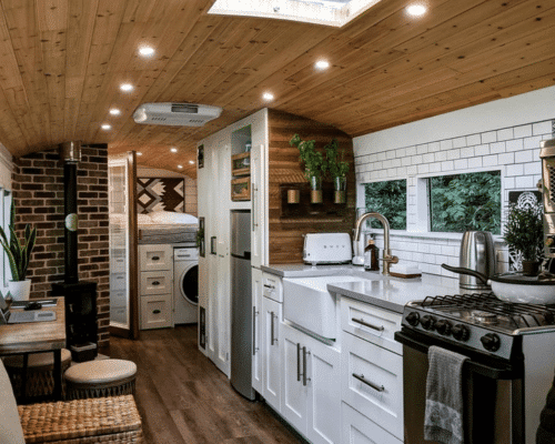 skoolie conversion one side