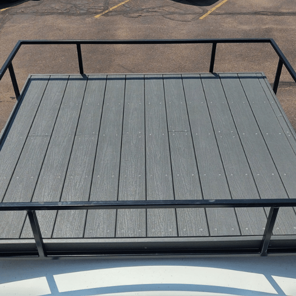 Rooftop Deck with Guard Rails