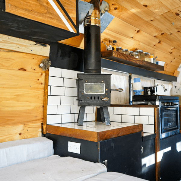 small wood stove for tiny house skoolie