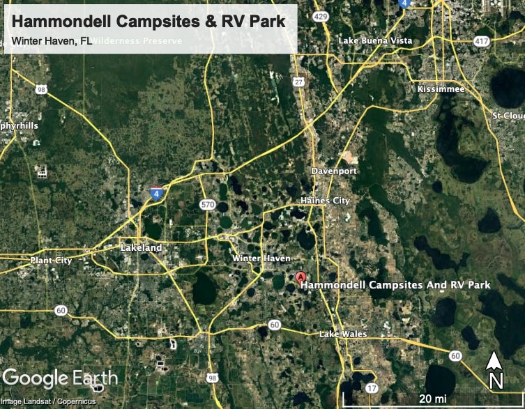 Hammondell Campsites & RV Park - Winter Haven, FL